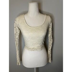 Forever21 Cropped Long Sleeve Top‎